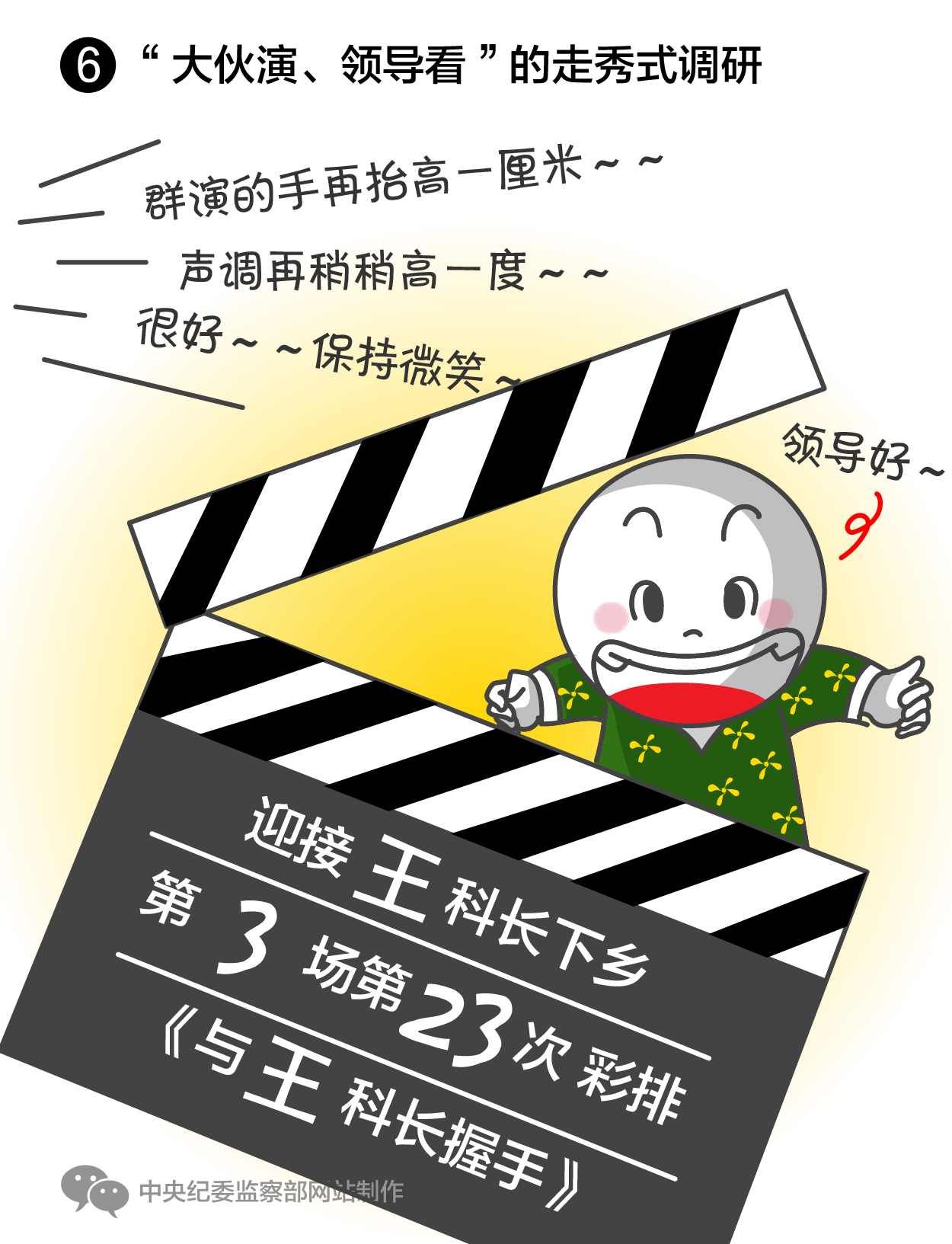 &ldquo;大伙演、领导看&rdquo;的走秀式调研